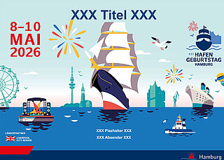 HAFENGEBURTSTAG HAMBURG Deckblatt Wordvorlage Querformat