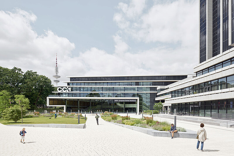 CCH - forecourt and hotel CCH - forecourt and hotel