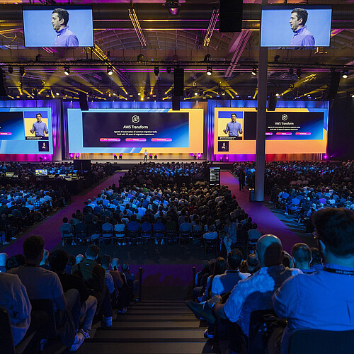 Konferenz beim AWS Summit 2025 Konferenz beim AWS Summit 2025
