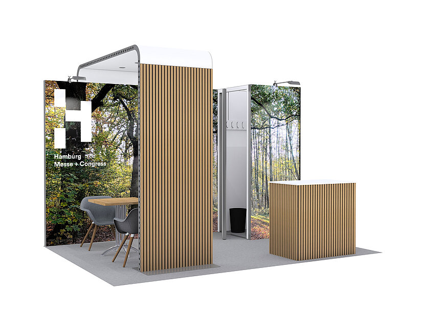 ECO Bridge Kopfstand | Standbau mit recyceltem Material