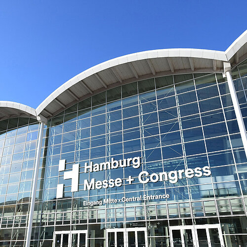 Hamburg Messe Eingang Mitte außen