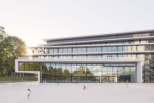 CCH - forecourt and main entrance CCH - forecourt and main entrance
