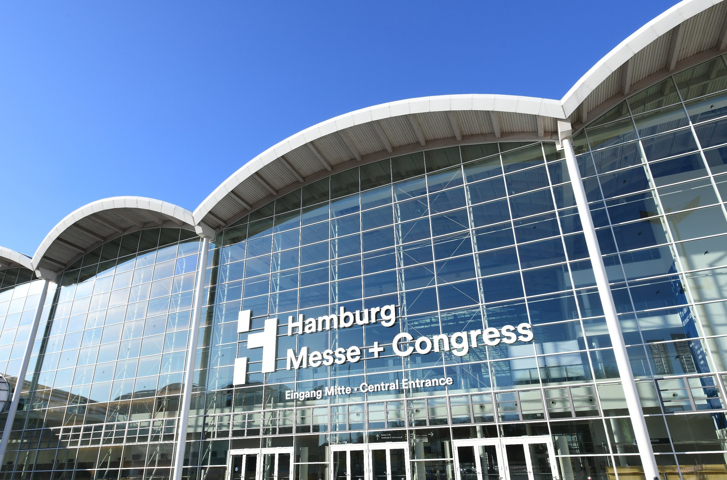 Hamburg Messe entrance mid, (c) HMC / M. Zapf